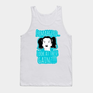 fitness girl, girls who lift, gym girl, barbell girl Tank Top